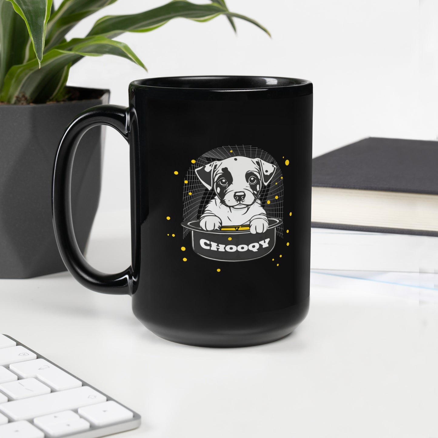 Chooqy - Black Glossy Mug