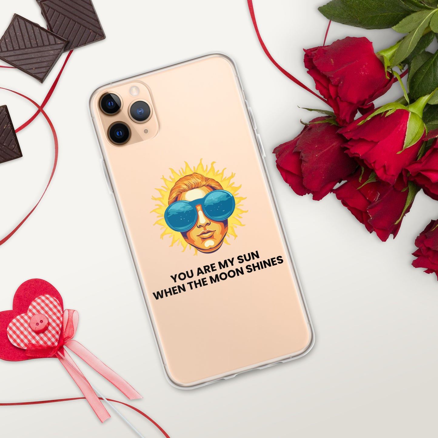 You are my sun when the moon shines - Clear Case for iPhone®