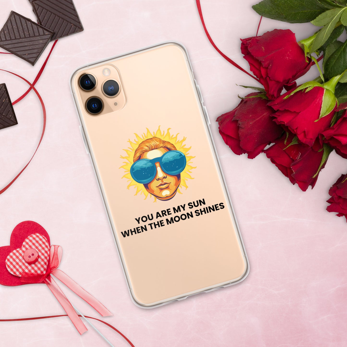 You are my sun when the moon shines - Clear Case for iPhone®