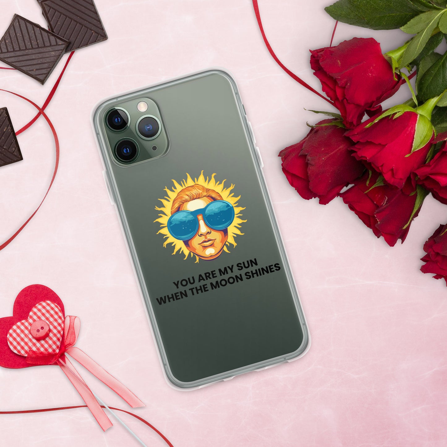 You are my sun when the moon shines - Clear Case for iPhone®