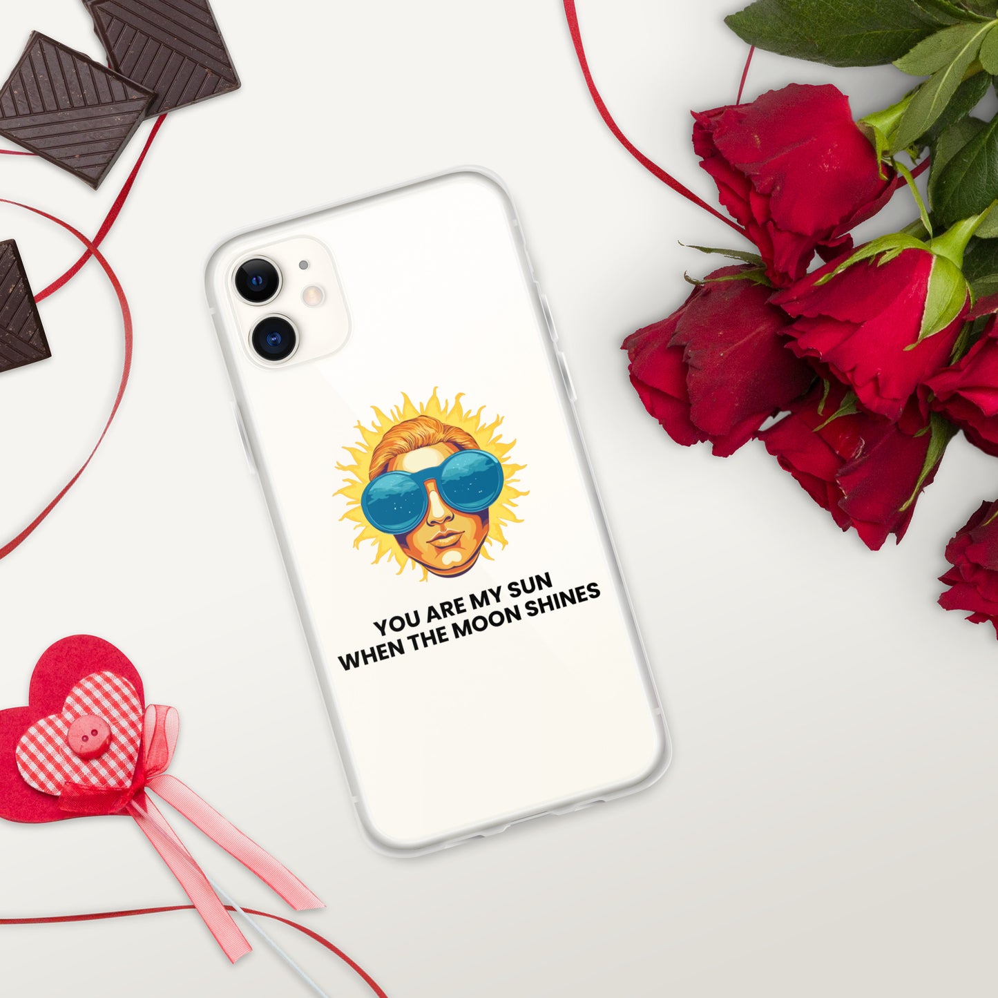 You are my sun when the moon shines - Clear Case for iPhone®