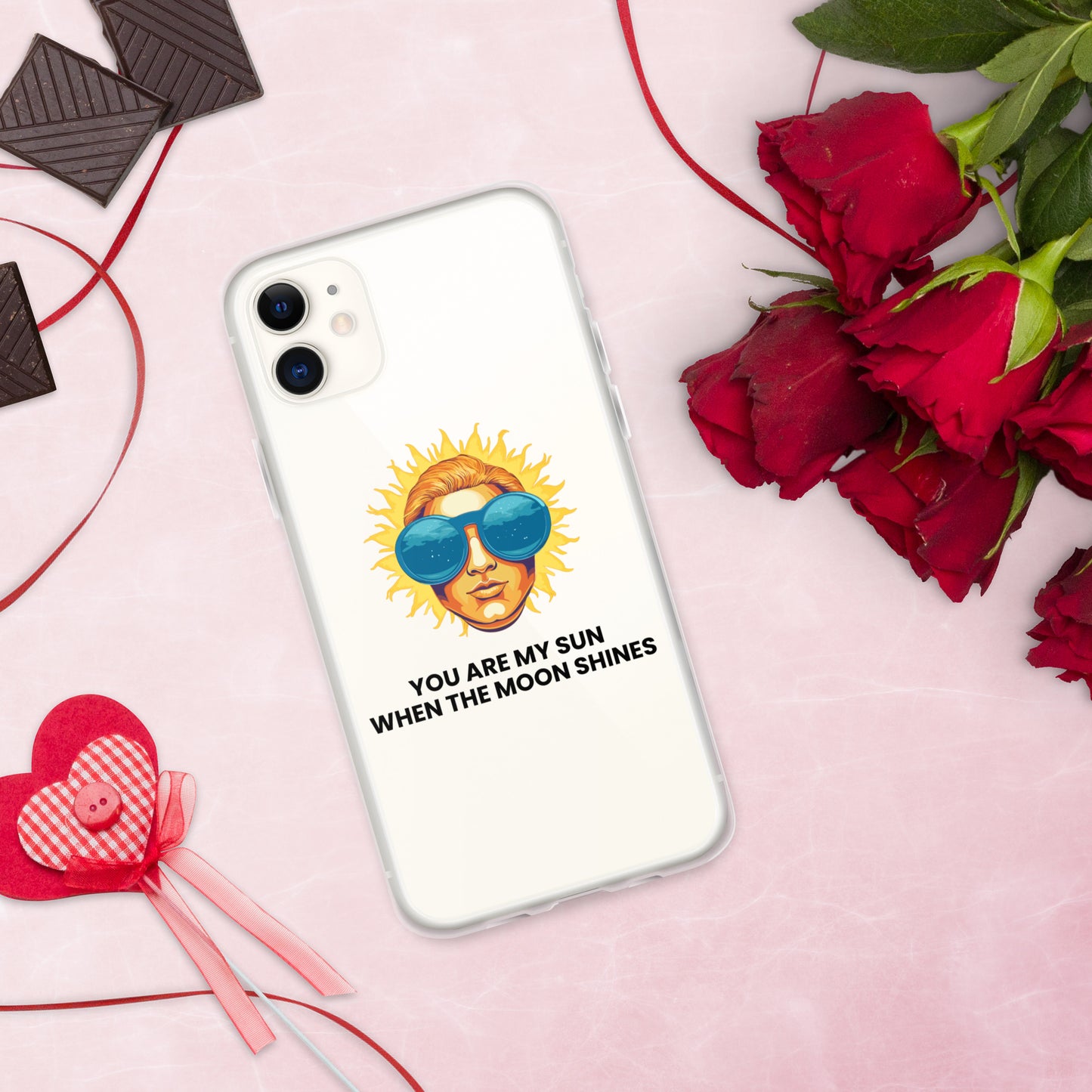 You are my sun when the moon shines - Clear Case for iPhone®