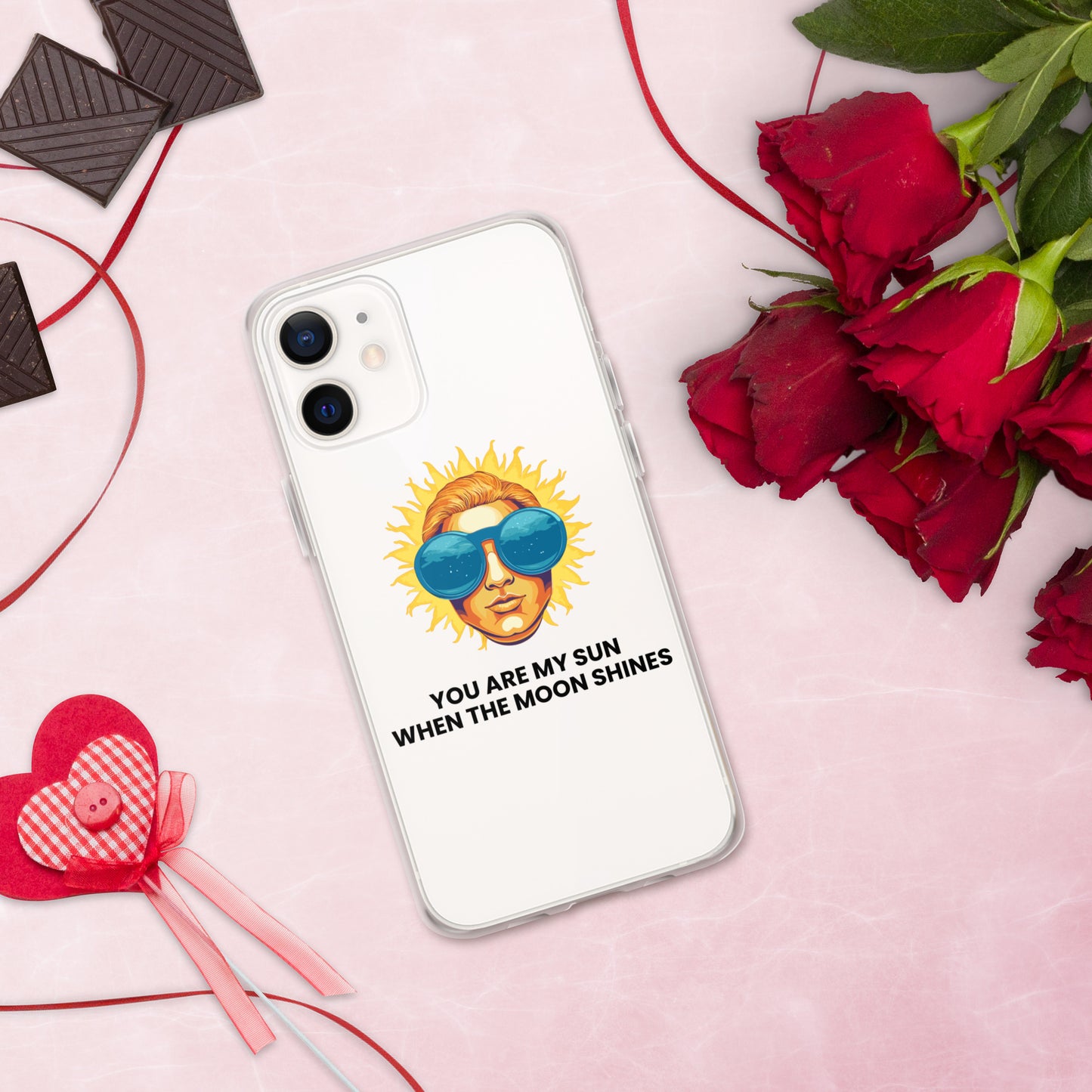 You are my sun when the moon shines - Clear Case for iPhone®