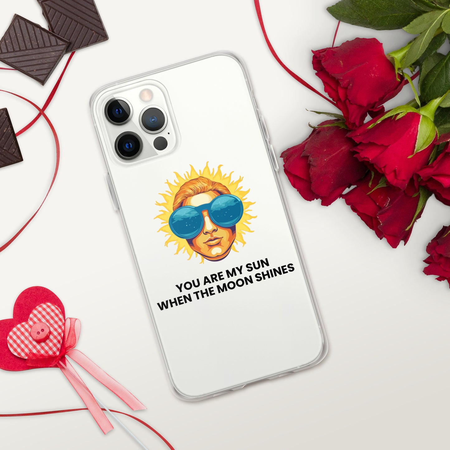 You are my sun when the moon shines - Clear Case for iPhone®