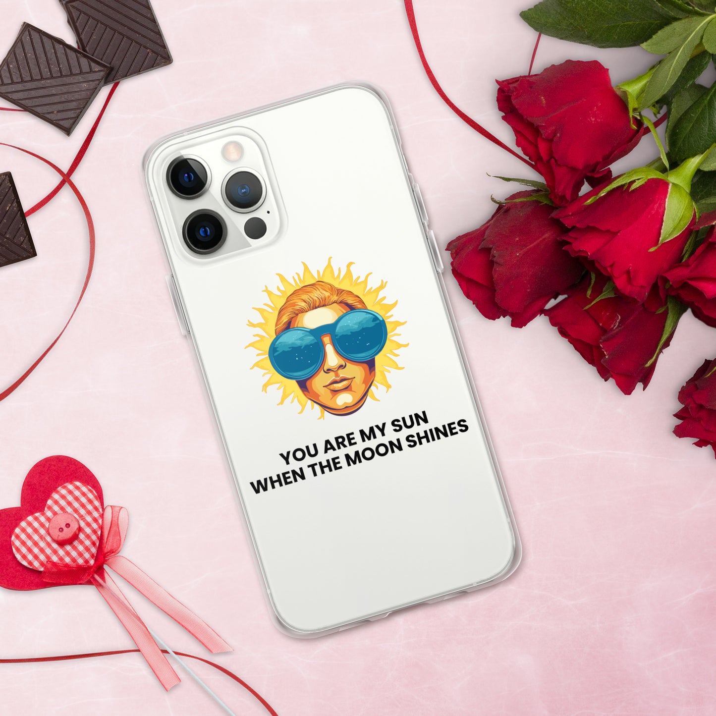 You are my sun when the moon shines - Clear Case for iPhone®