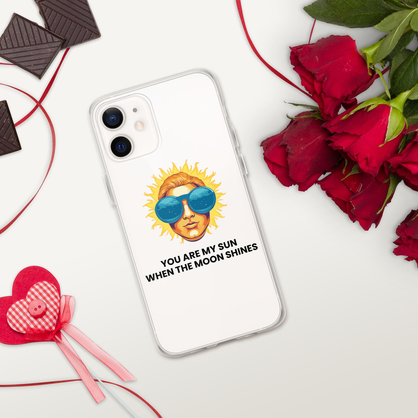 You are my sun when the moon shines - Clear Case for iPhone®