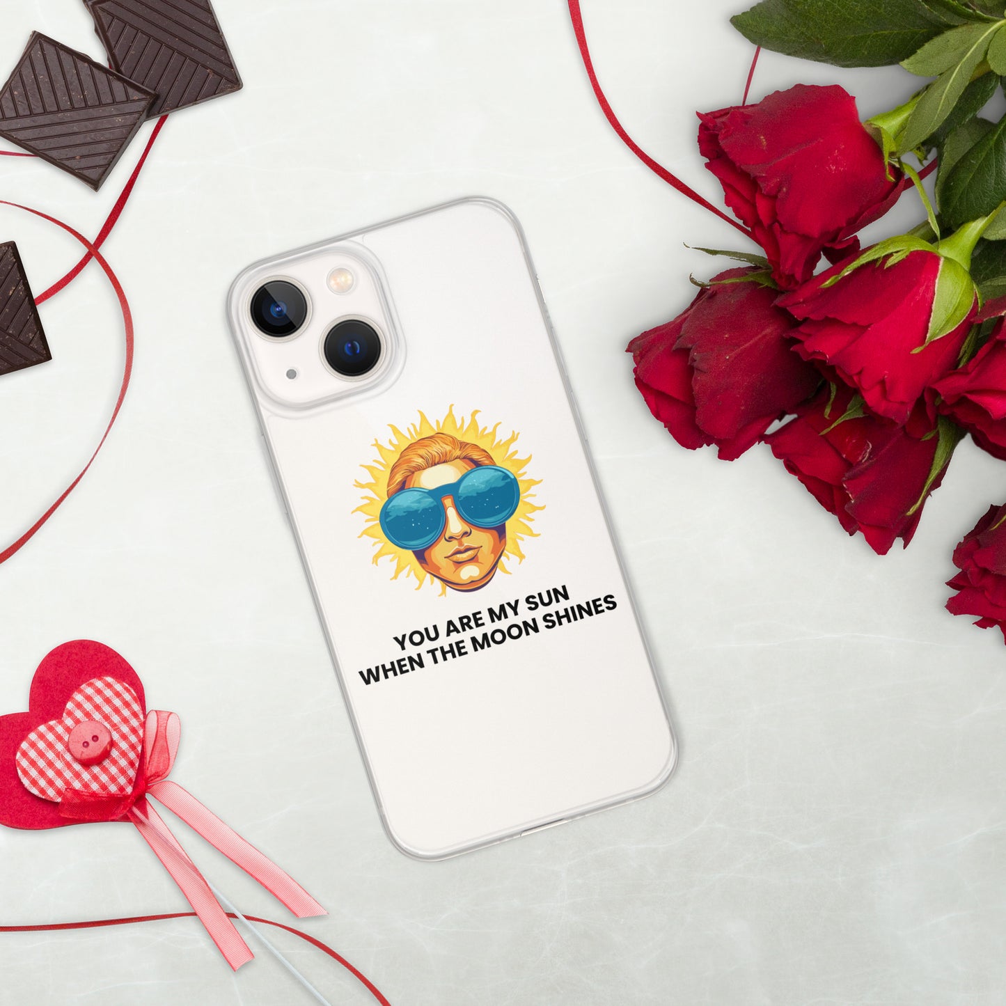 You are my sun when the moon shines - Clear Case for iPhone®