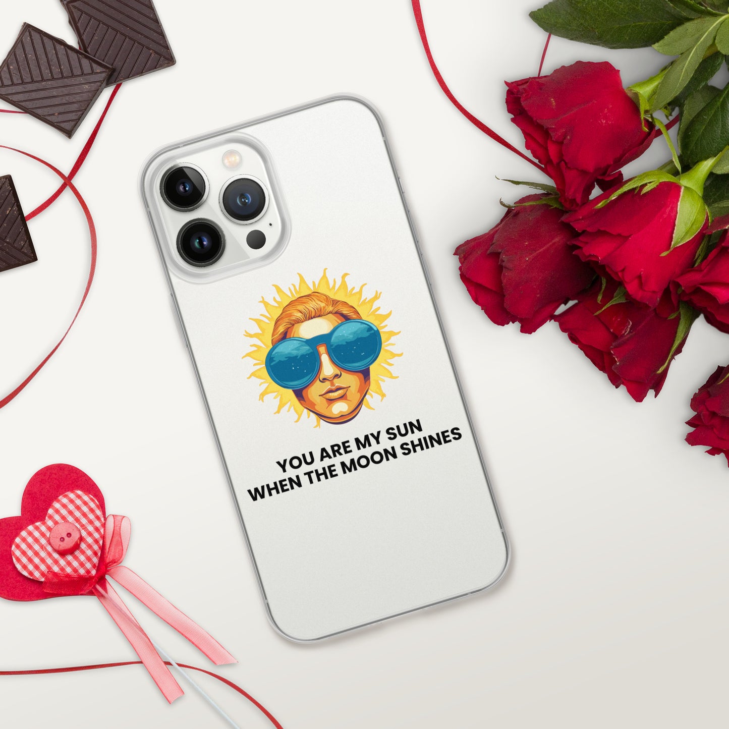 You are my sun when the moon shines - Clear Case for iPhone®