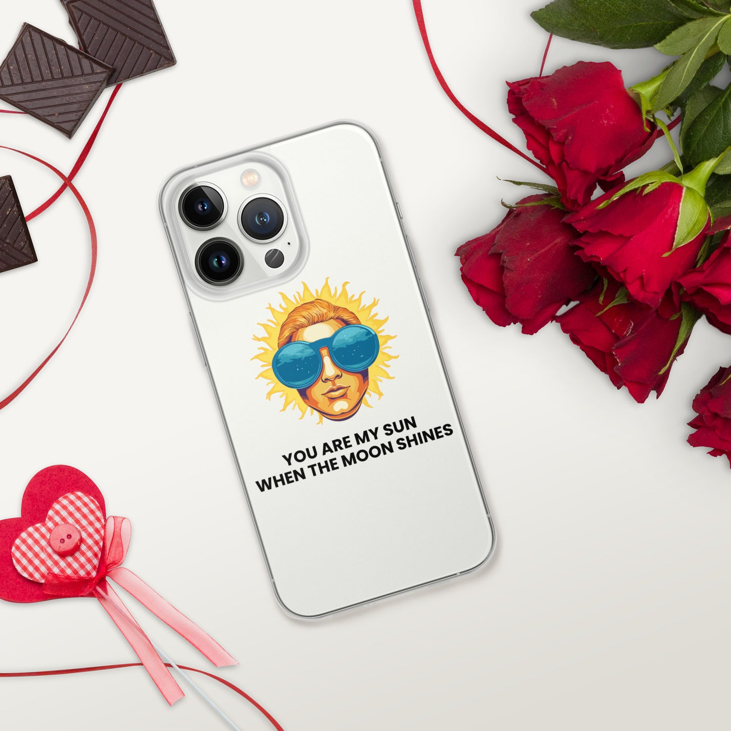 You are my sun when the moon shines - Clear Case for iPhone®