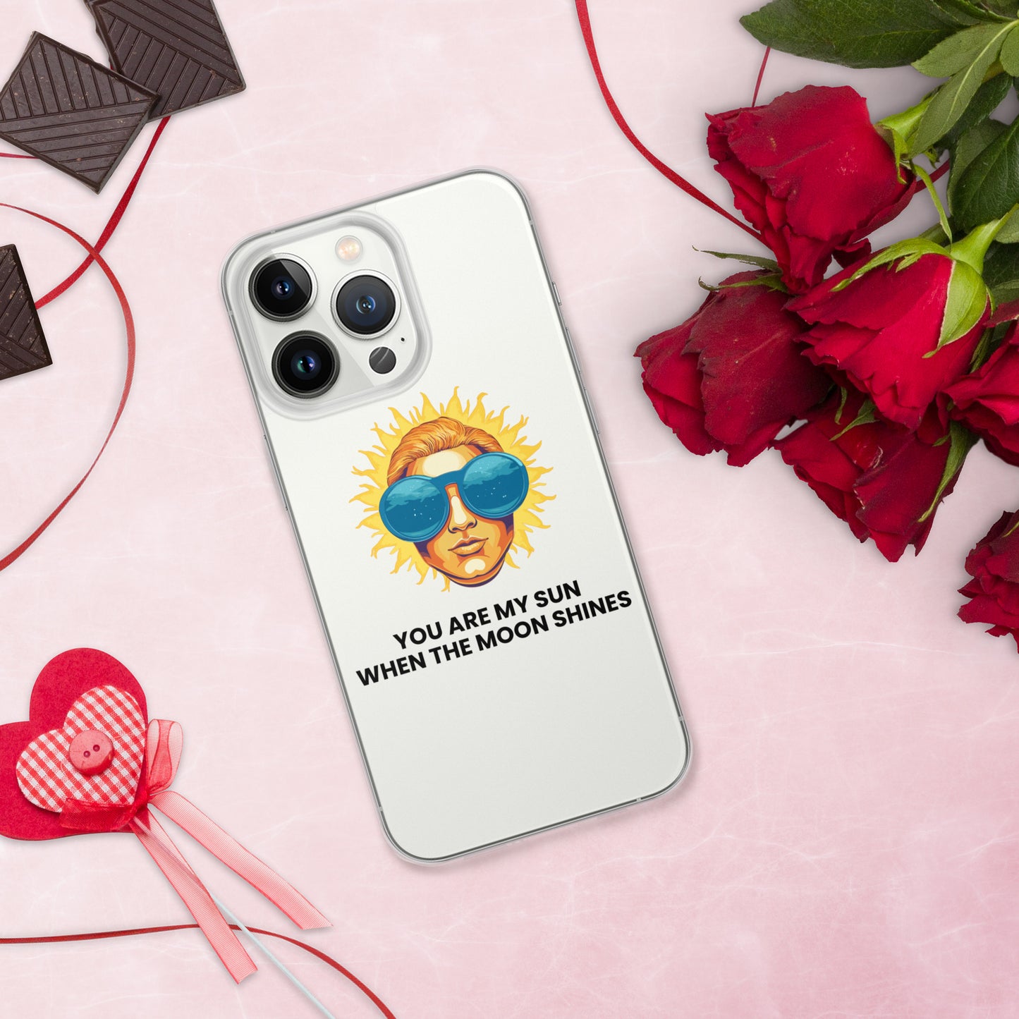 You are my sun when the moon shines - Clear Case for iPhone®