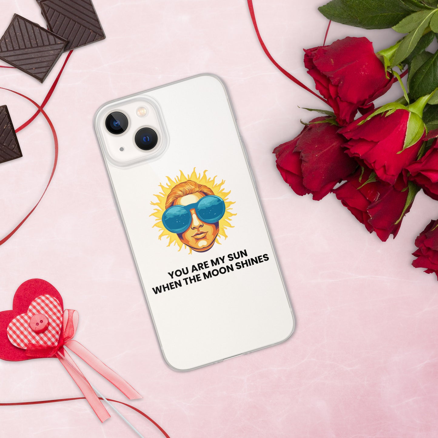 You are my sun when the moon shines - Clear Case for iPhone®