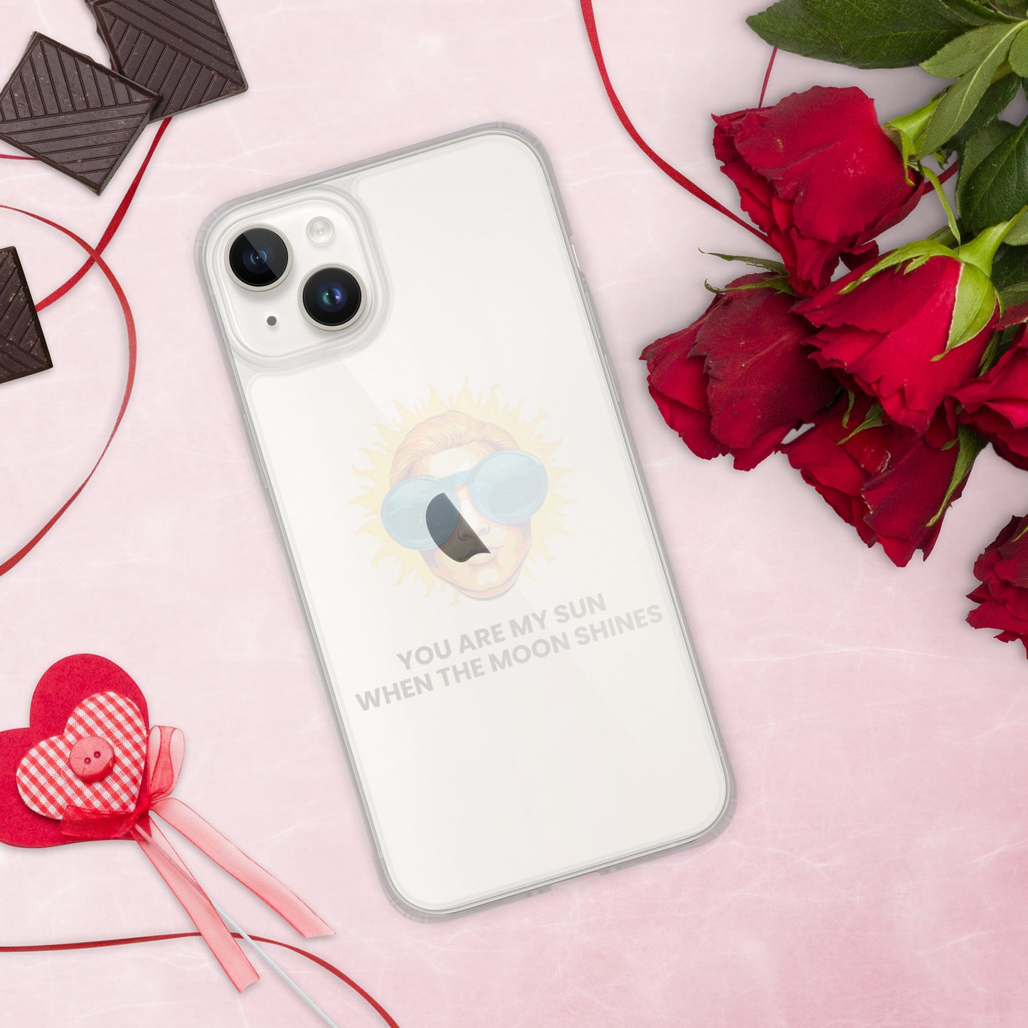 You are my sun when the moon shines - Clear Case for iPhone®