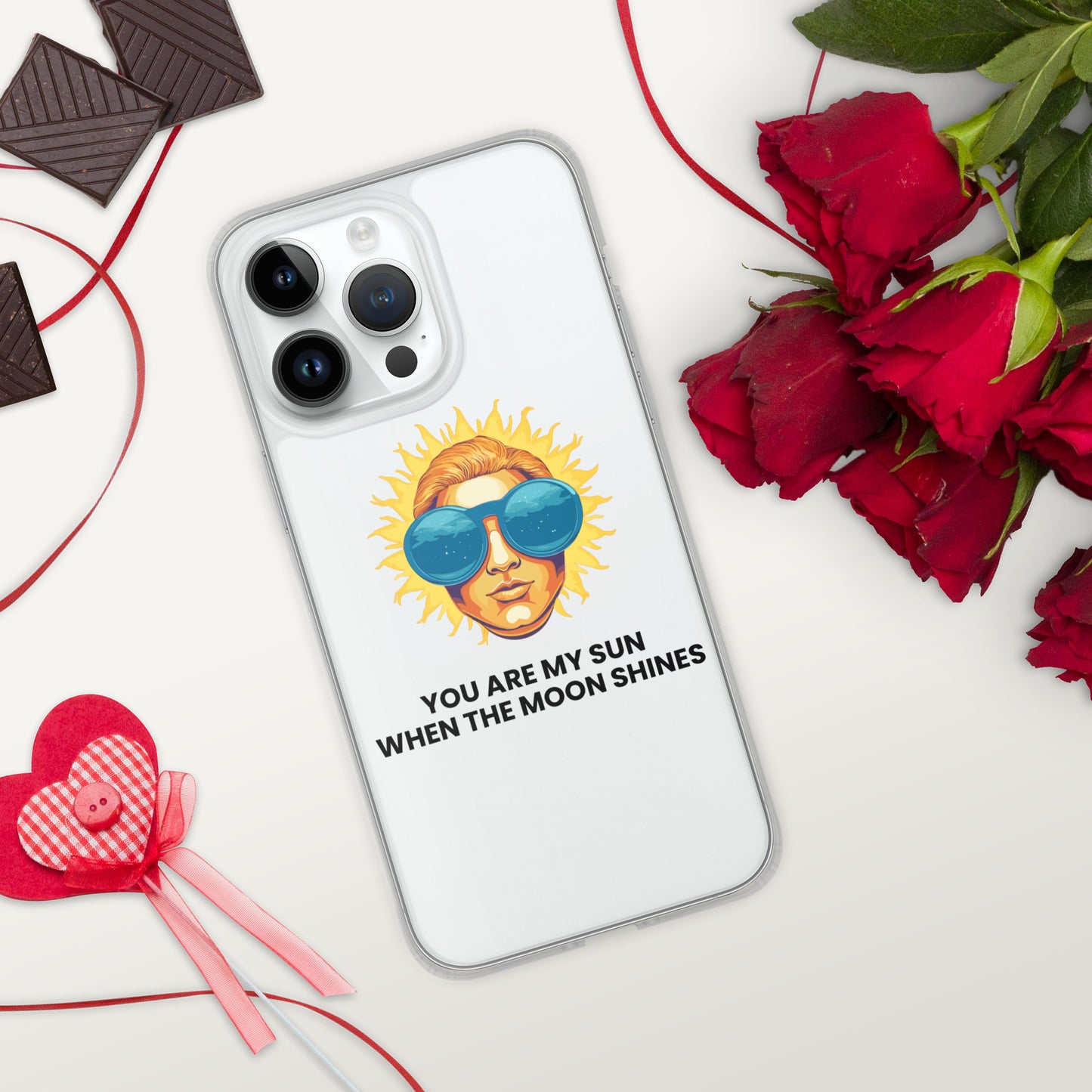 You are my sun when the moon shines - Clear Case for iPhone®