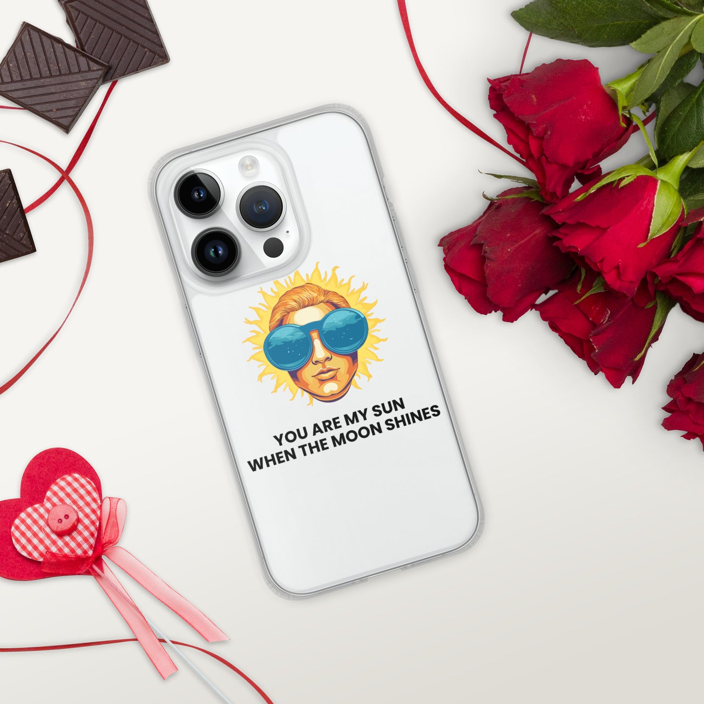 You are my sun when the moon shines - Clear Case for iPhone®