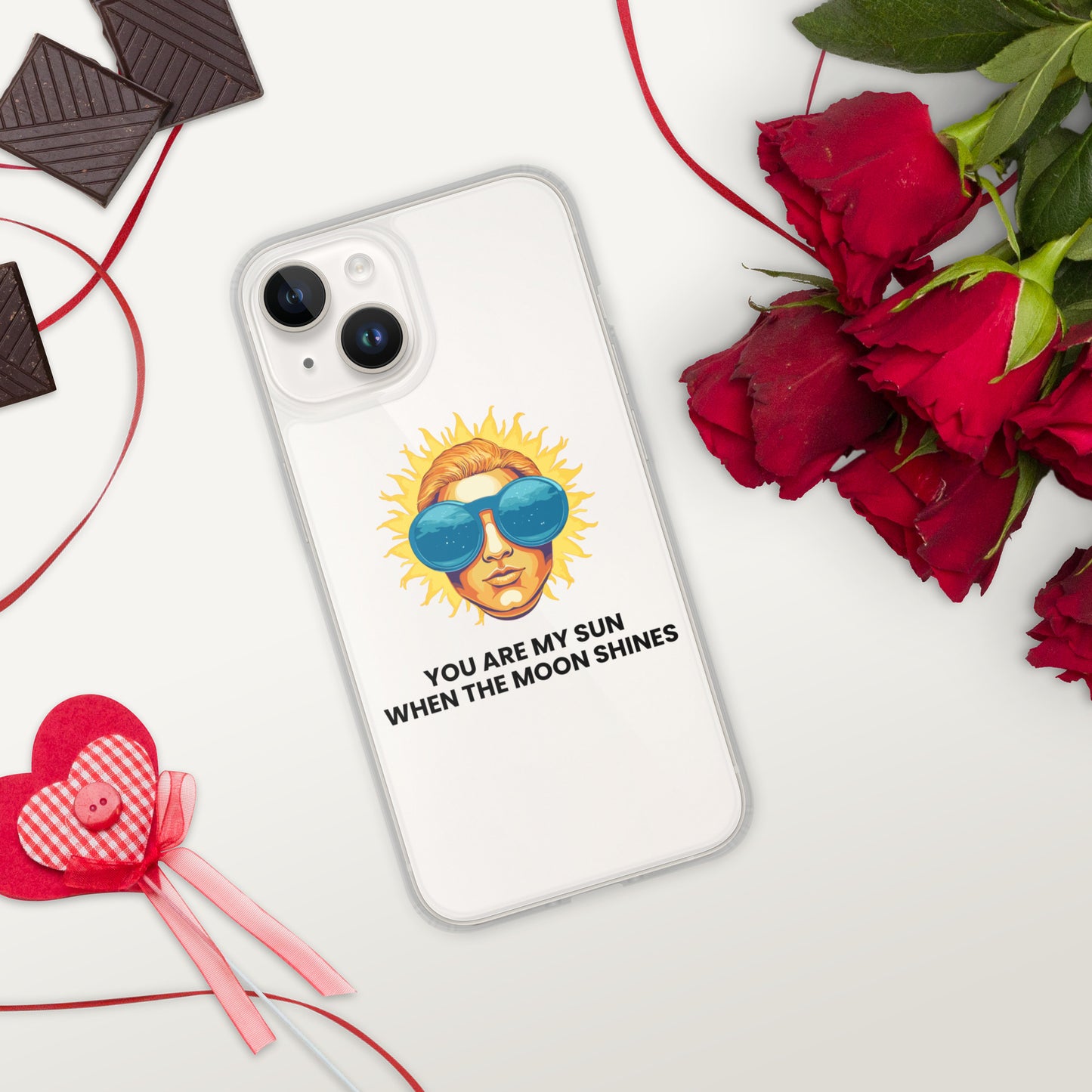 You are my sun when the moon shines - Clear Case for iPhone®