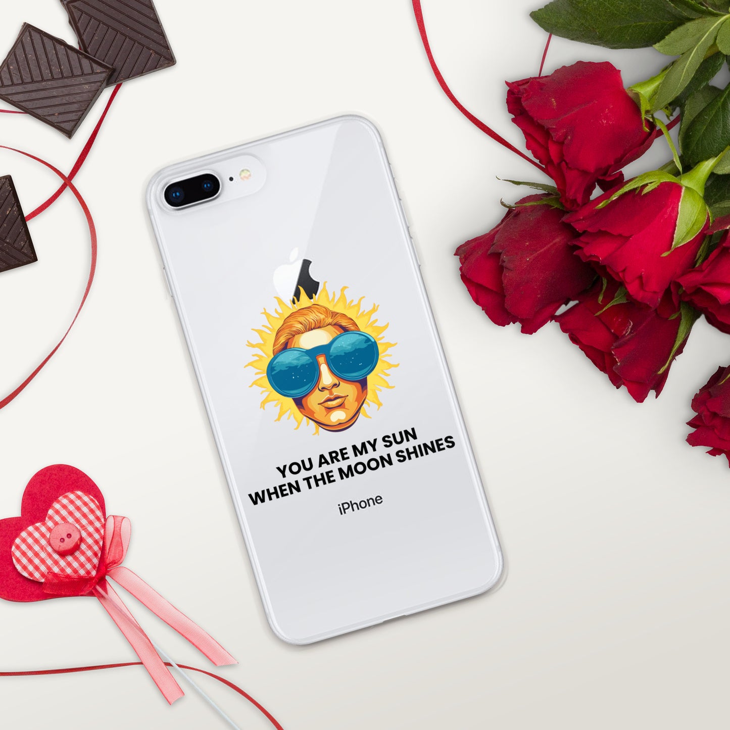 You are my sun when the moon shines - Clear Case for iPhone®