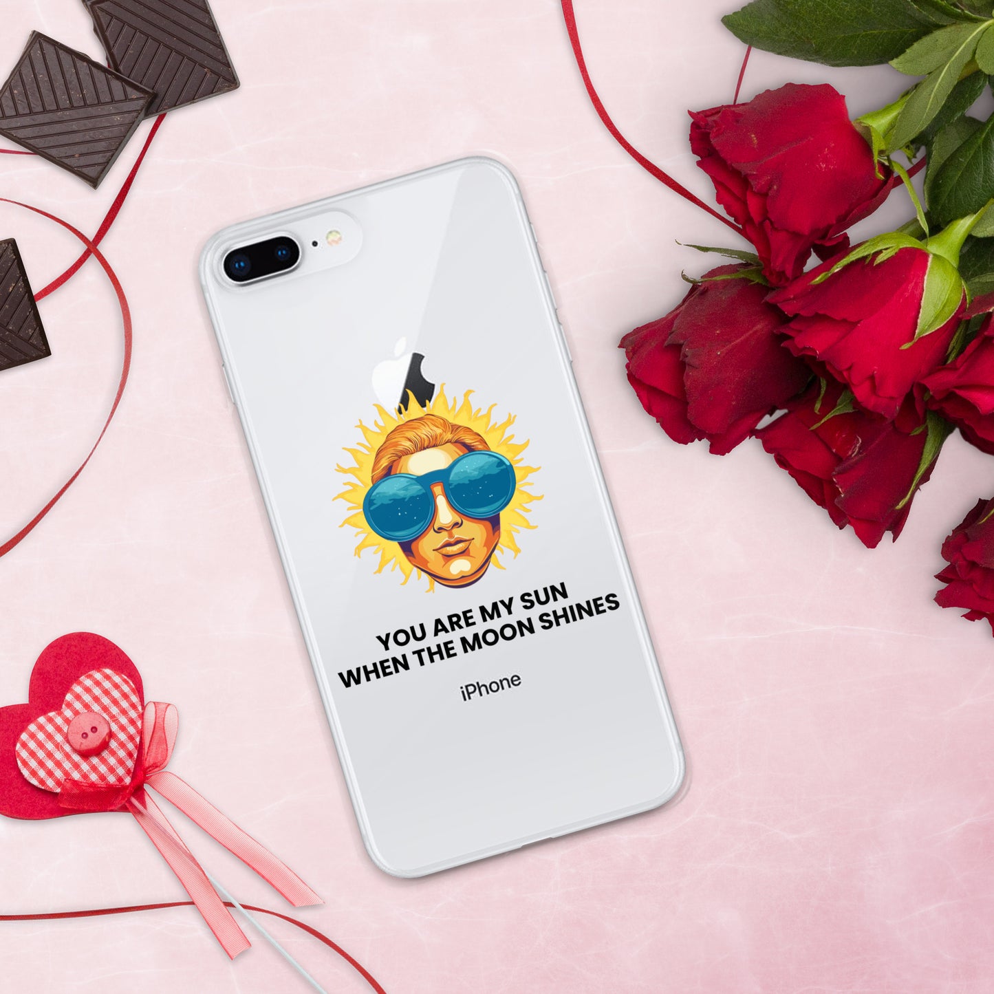 You are my sun when the moon shines - Clear Case for iPhone®