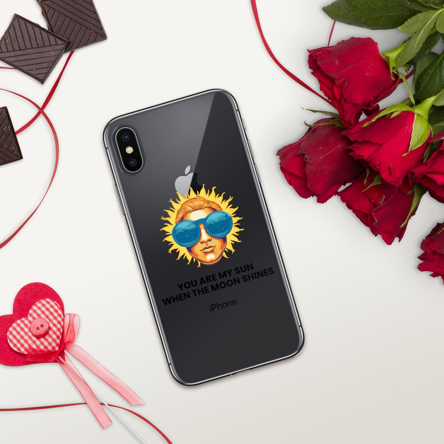 You are my sun when the moon shines - Clear Case for iPhone®