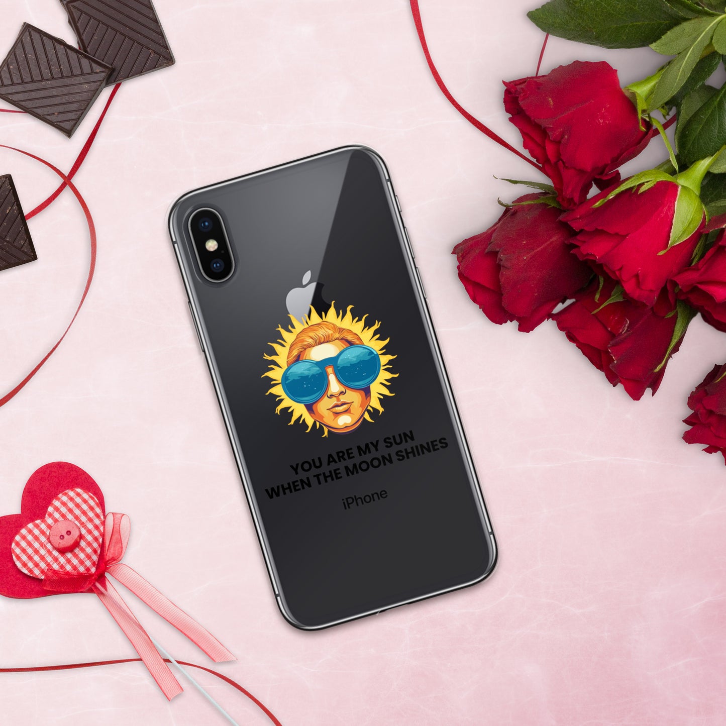 You are my sun when the moon shines - Clear Case for iPhone®