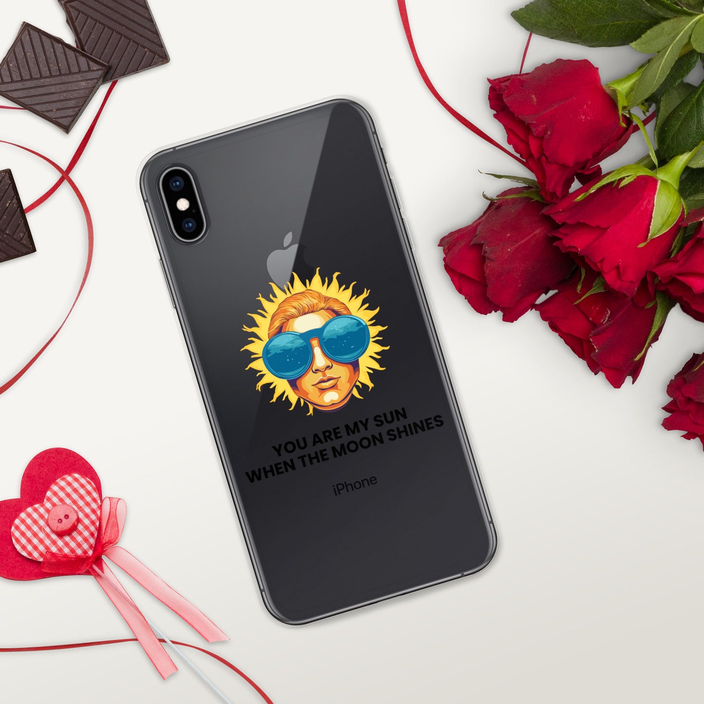 You are my sun when the moon shines - Clear Case for iPhone®