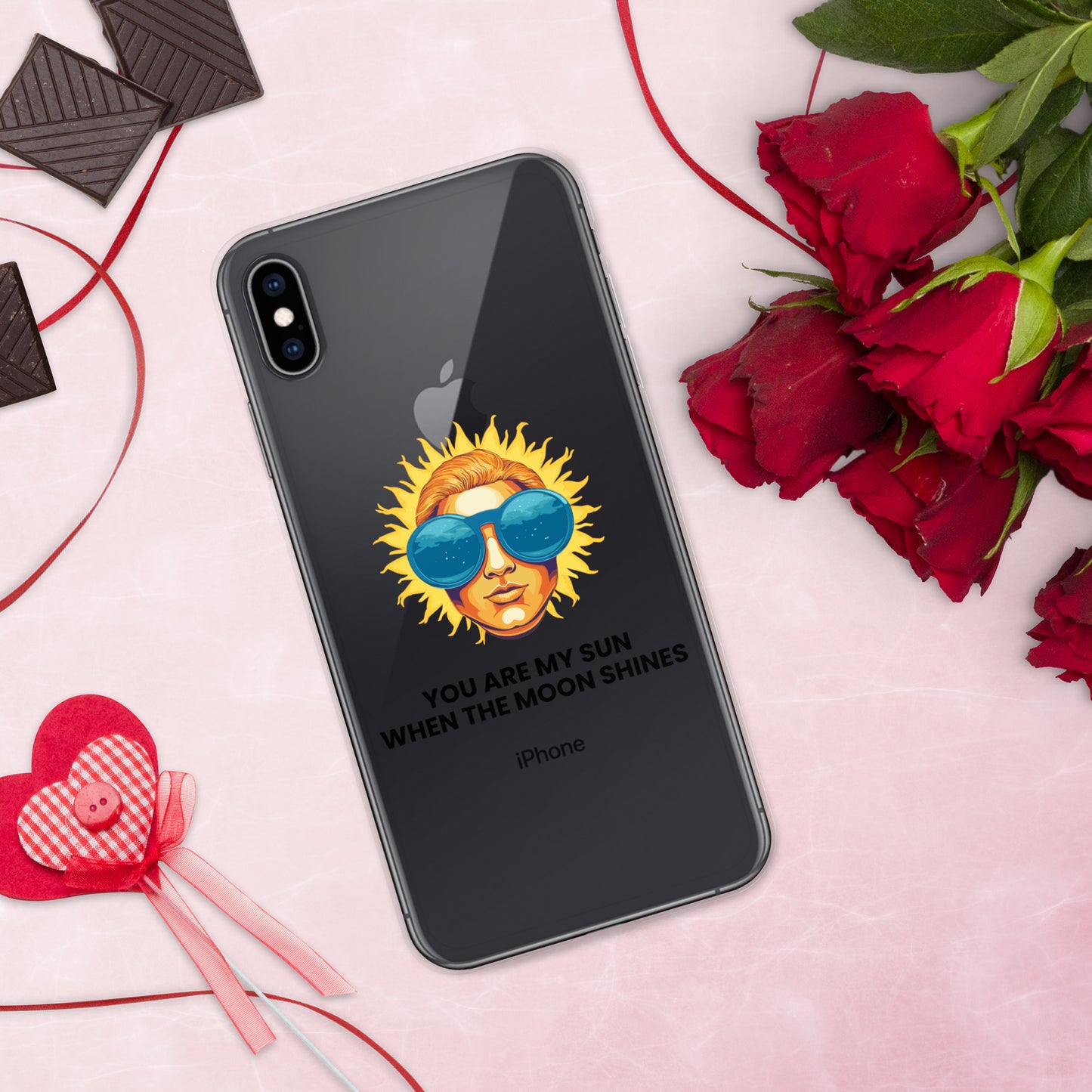 You are my sun when the moon shines - Clear Case for iPhone®