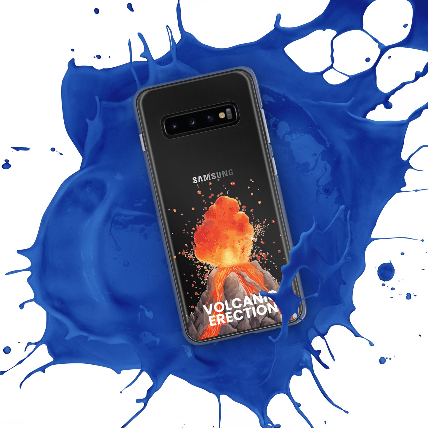 Volcanic Erection - Clear Case for Samsung®