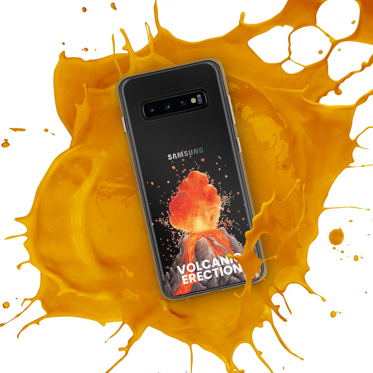 Volcanic Erection - Clear Case for Samsung®