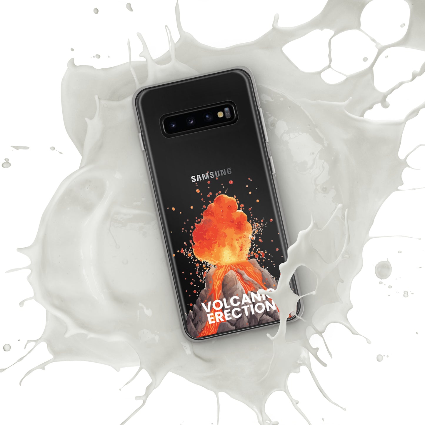 Volcanic Erection - Clear Case for Samsung®