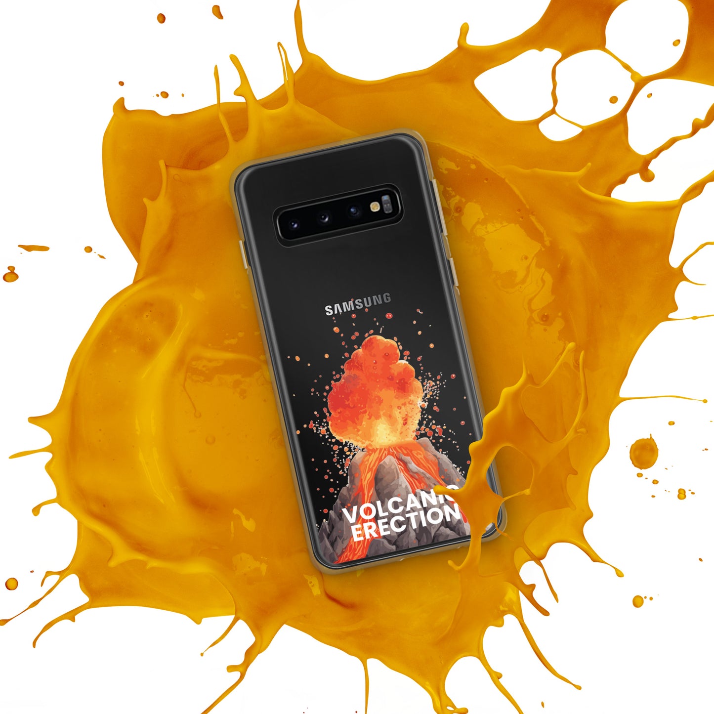 Volcanic Erection - Clear Case for Samsung®