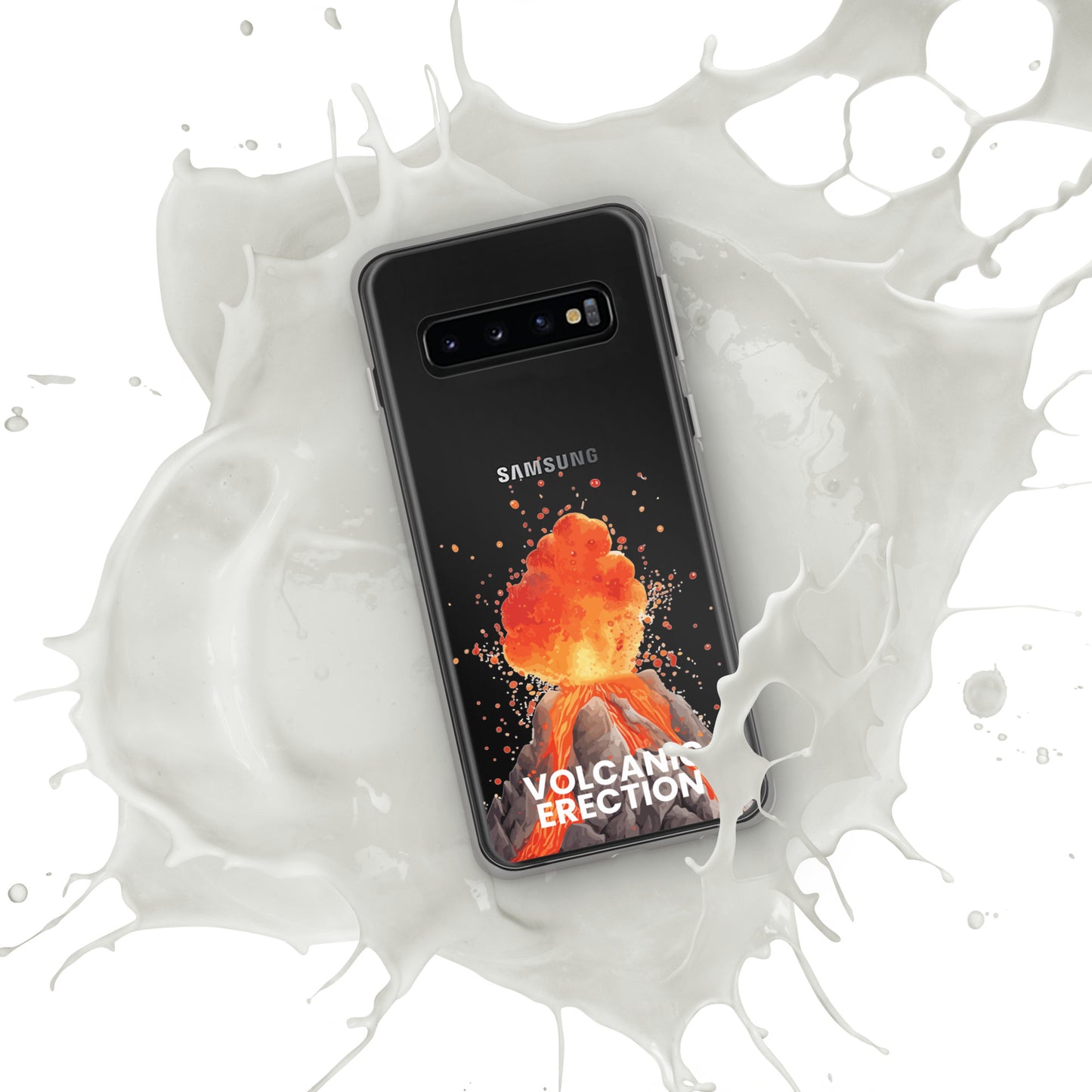 Volcanic Erection - Clear Case for Samsung®