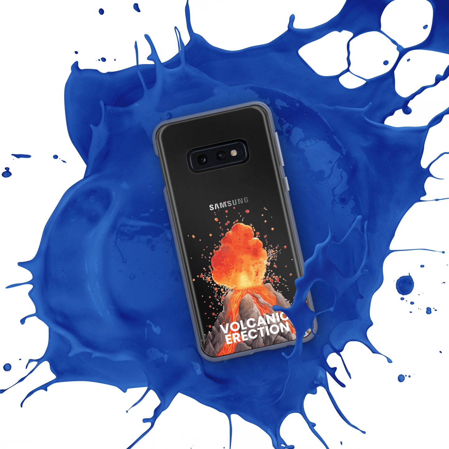 Volcanic Erection - Clear Case for Samsung®