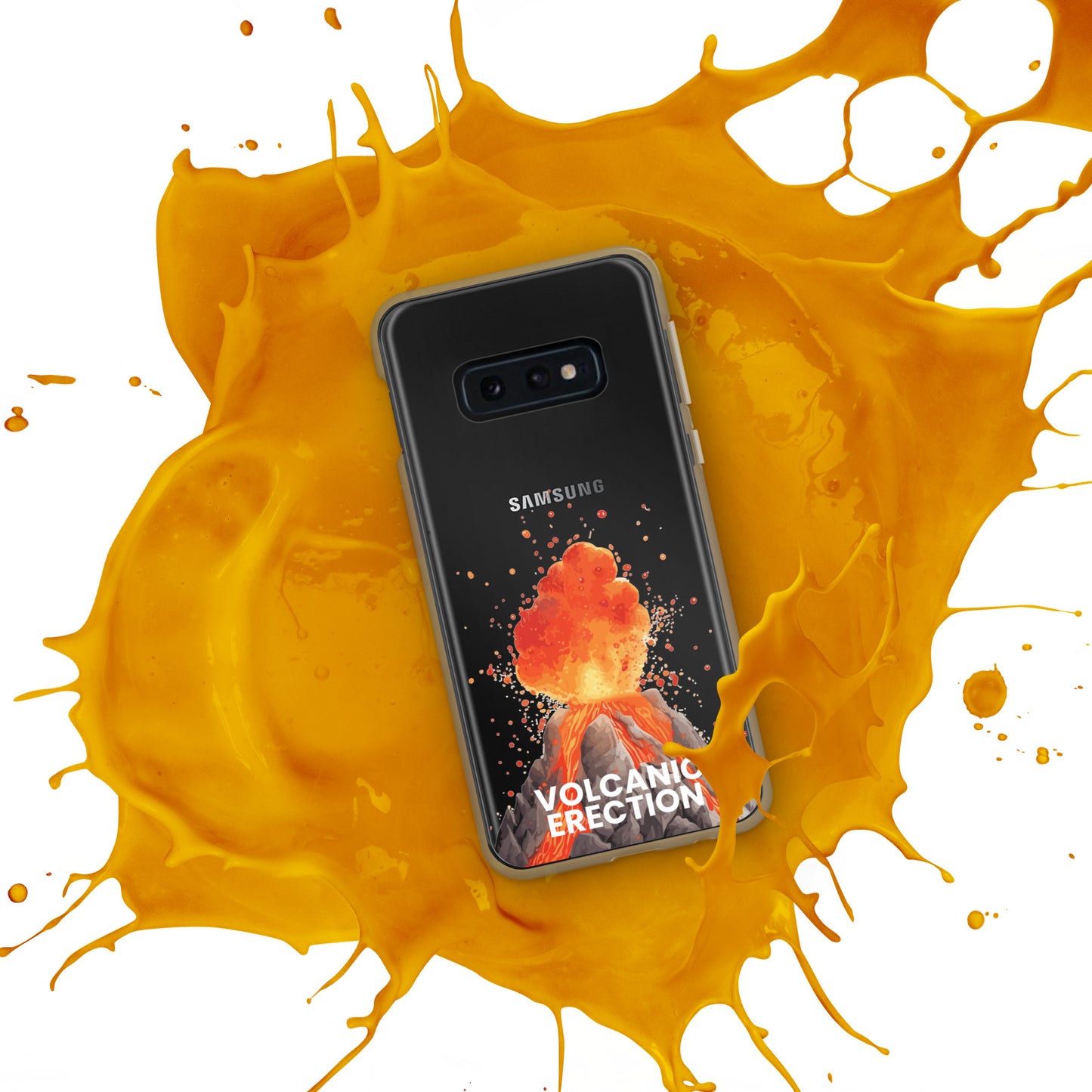 Volcanic Erection - Clear Case for Samsung®