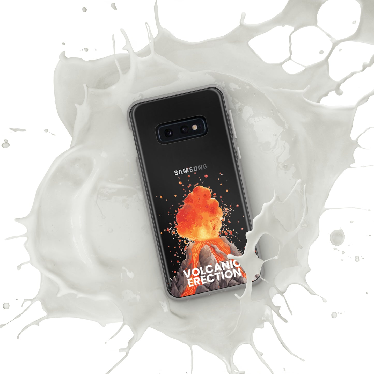 Volcanic Erection - Clear Case for Samsung®