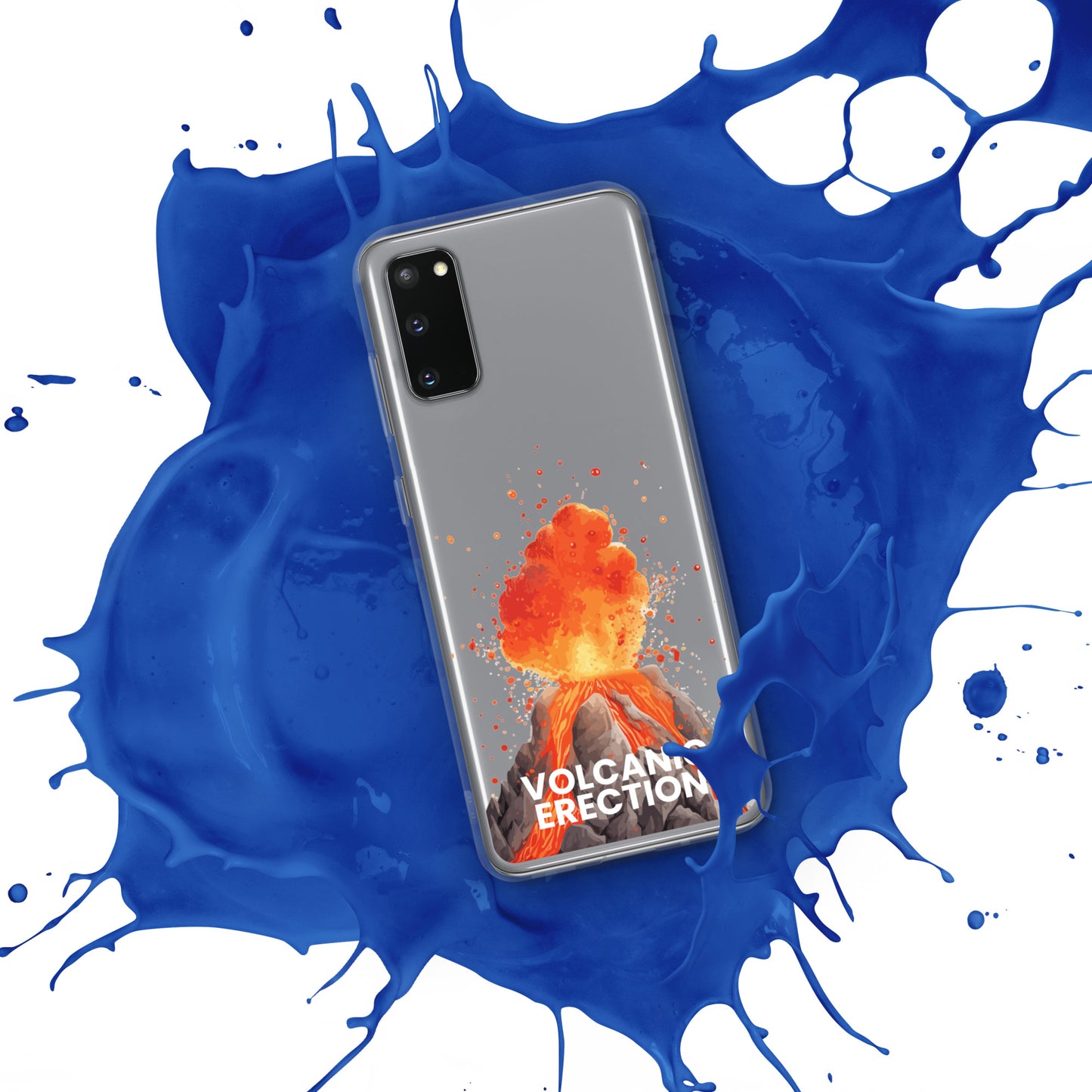 Volcanic Erection - Clear Case for Samsung®
