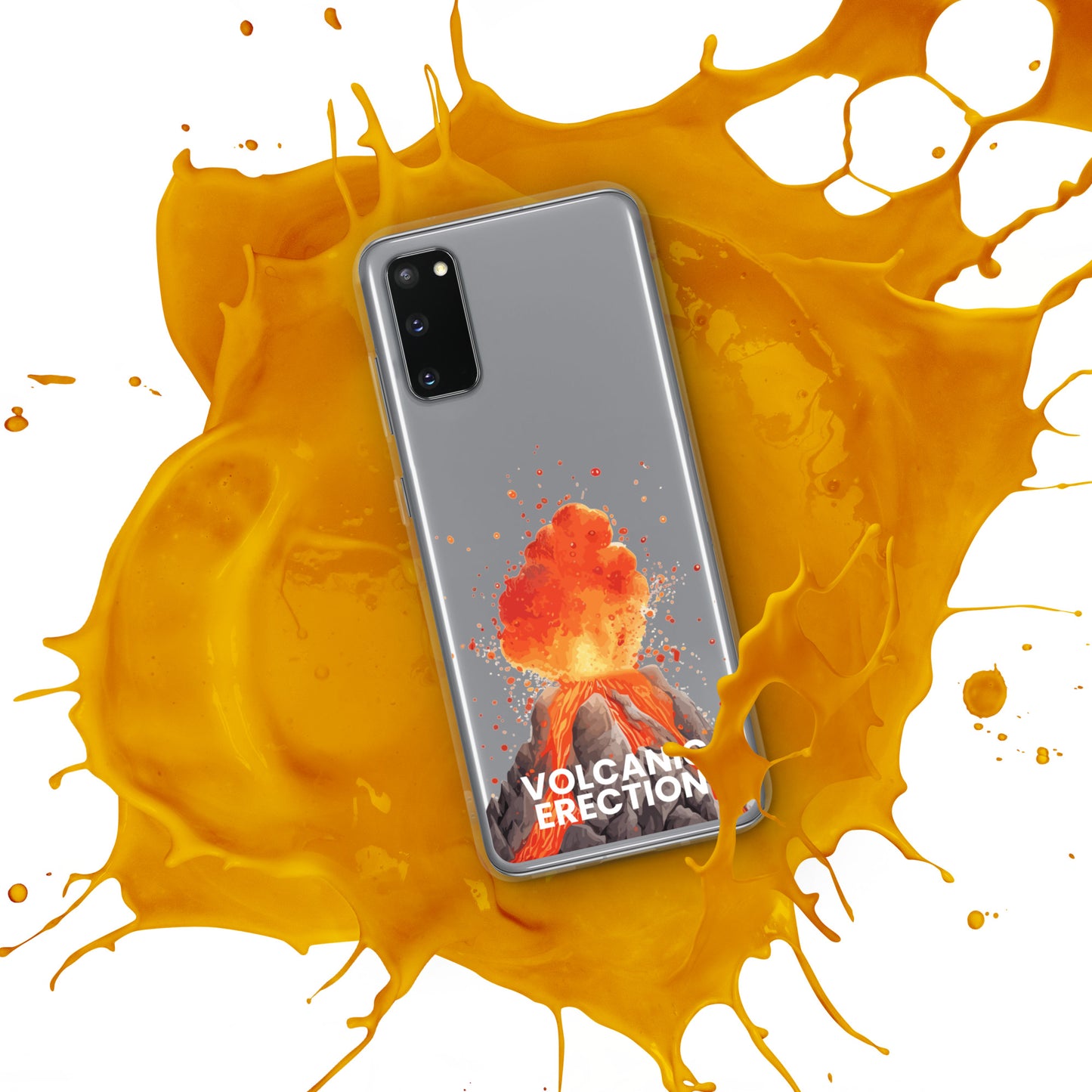 Volcanic Erection - Clear Case for Samsung®