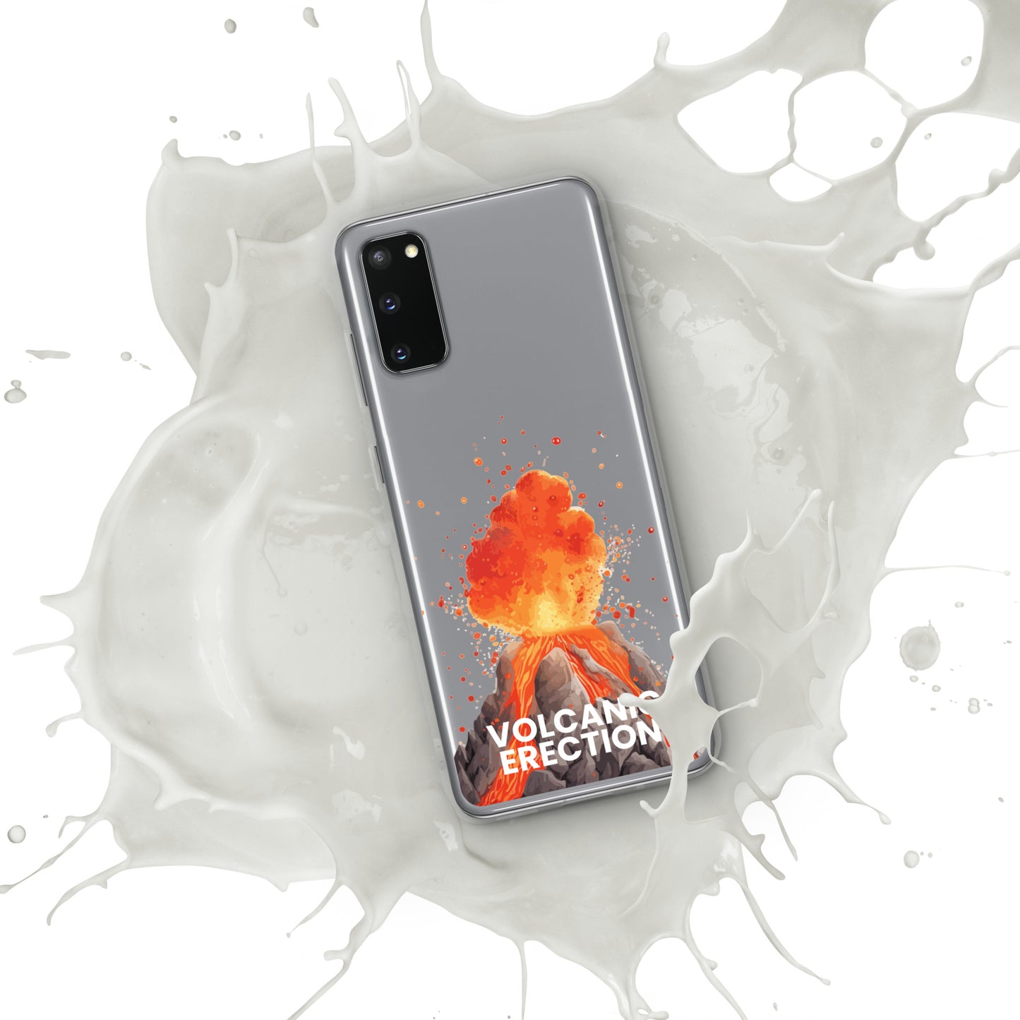 Volcanic Erection - Clear Case for Samsung®