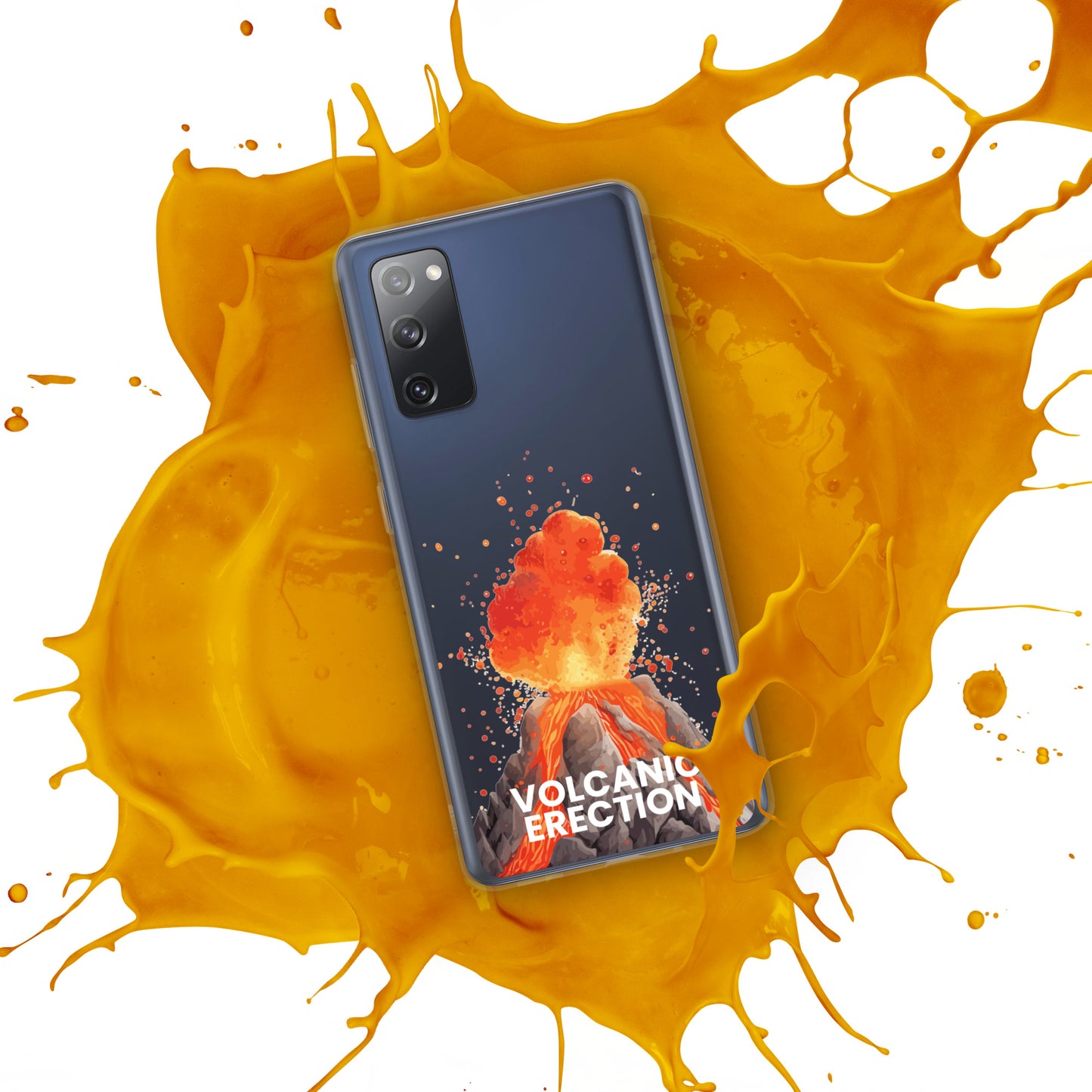 Volcanic Erection - Clear Case for Samsung®
