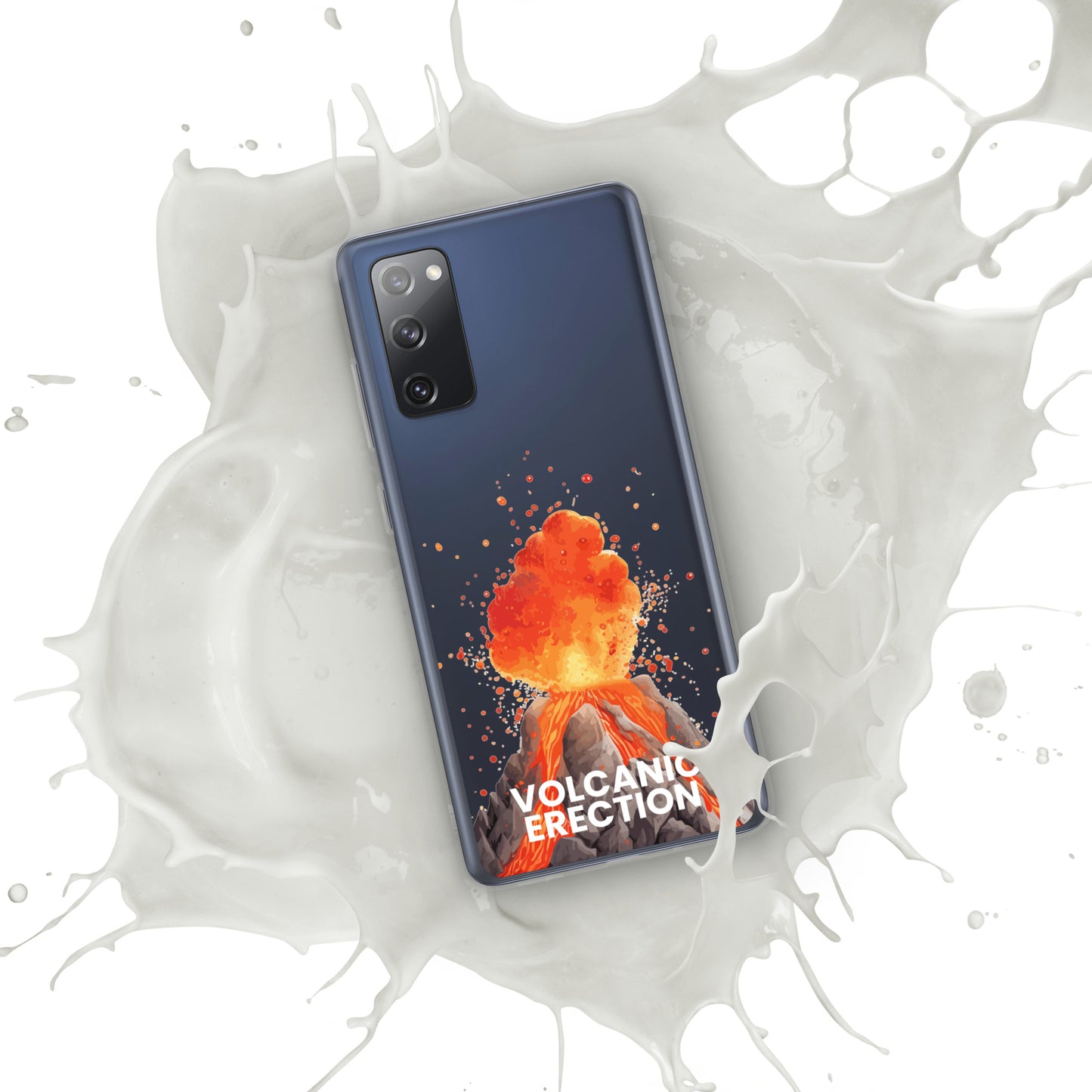 Volcanic Erection - Clear Case for Samsung®