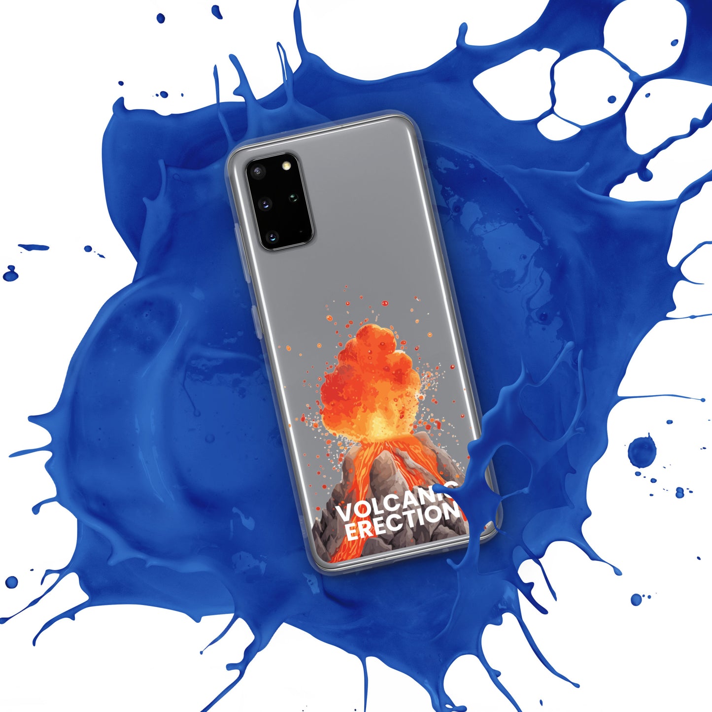 Volcanic Erection - Clear Case for Samsung®