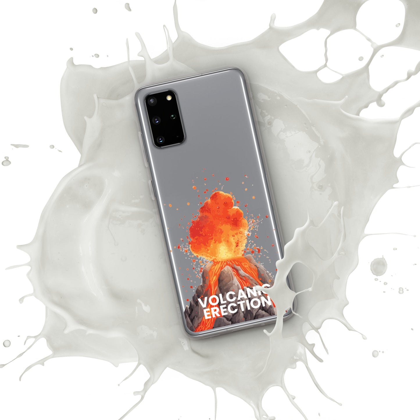 Volcanic Erection - Clear Case for Samsung®