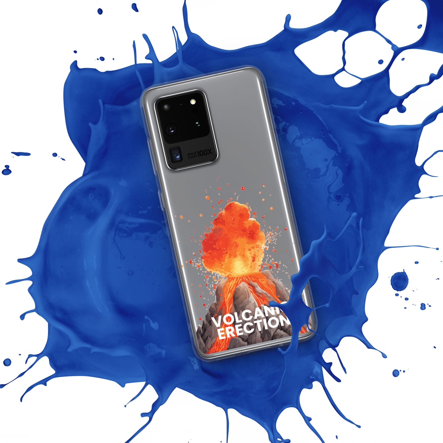 Volcanic Erection - Clear Case for Samsung®