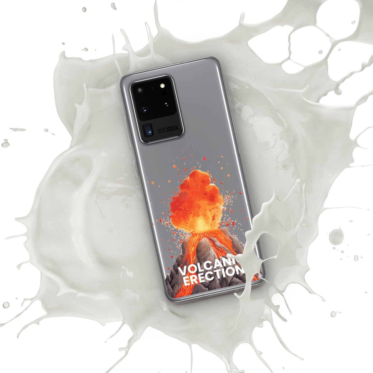 Volcanic Erection - Clear Case for Samsung®