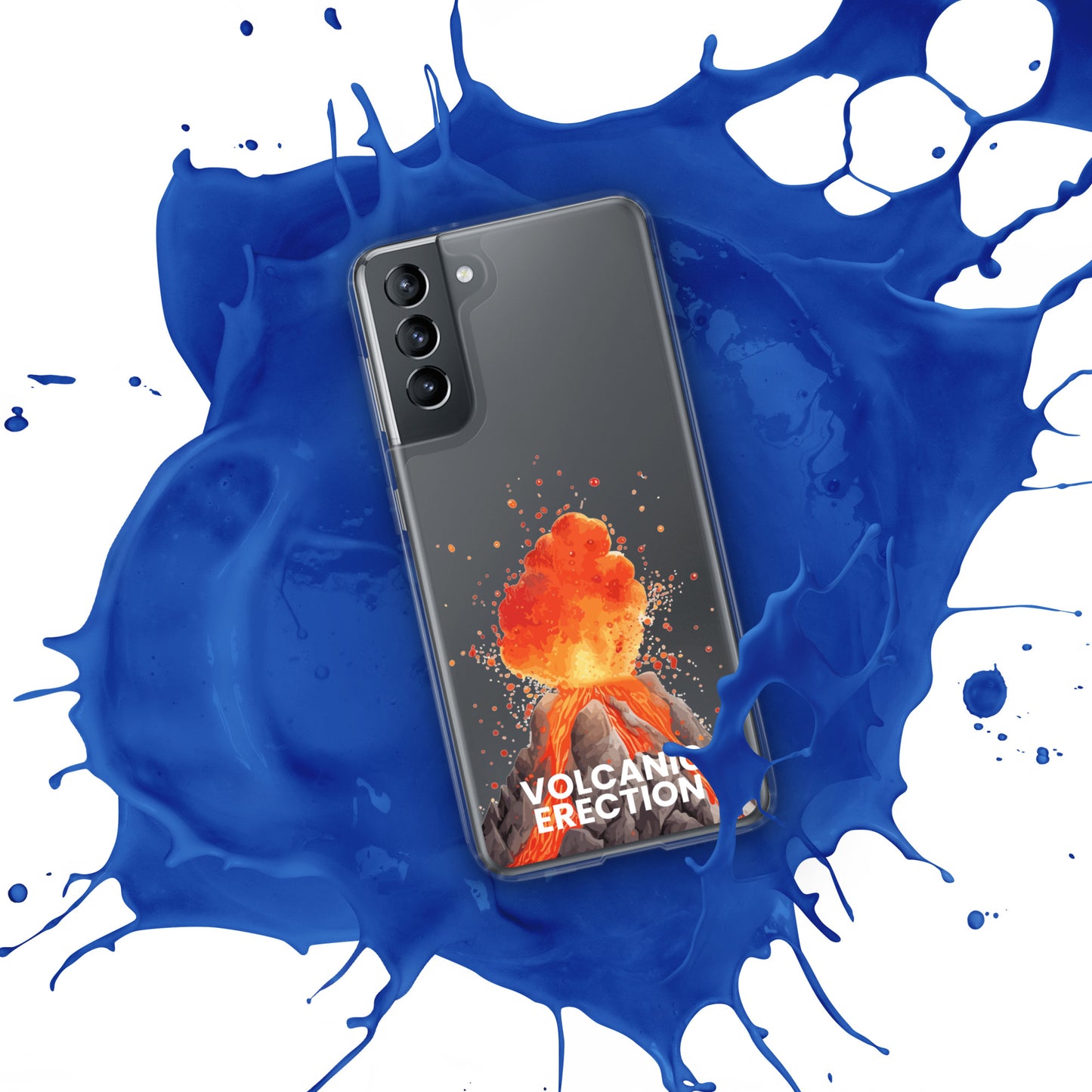 Volcanic Erection - Clear Case for Samsung®