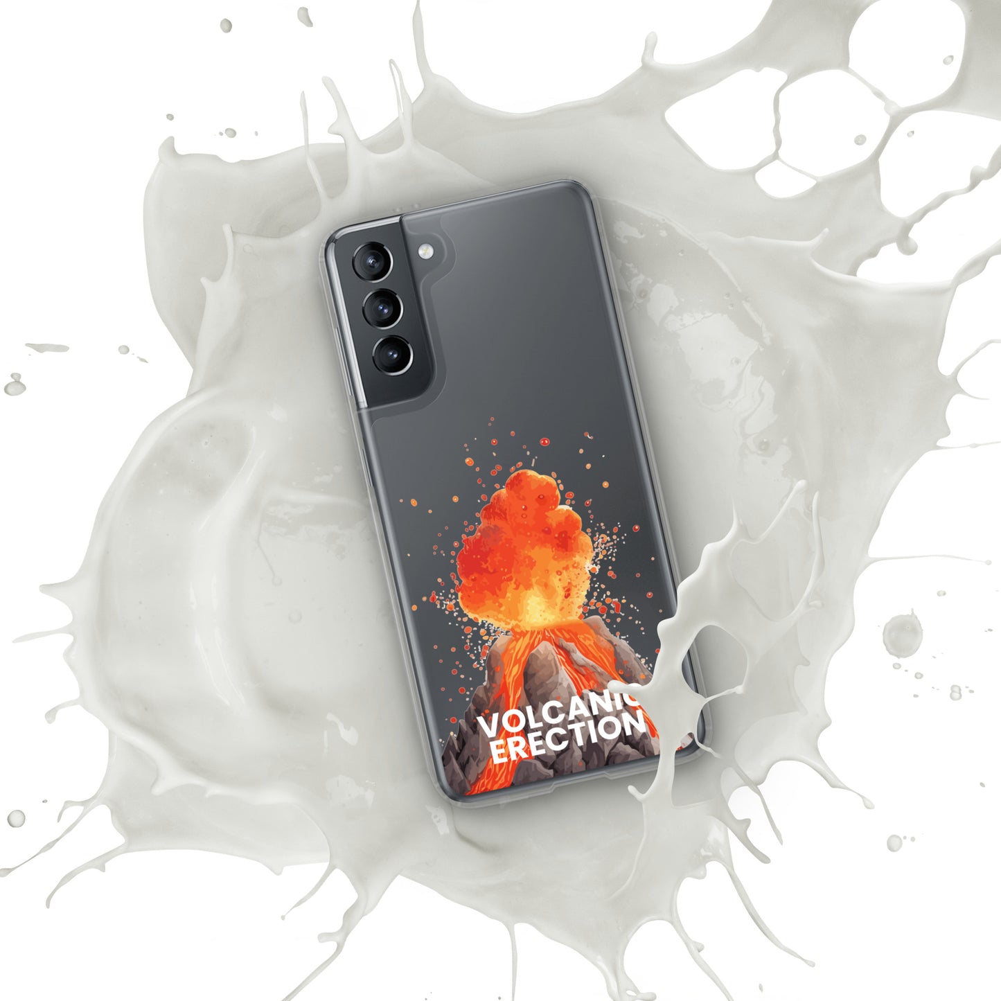 Volcanic Erection - Clear Case for Samsung®