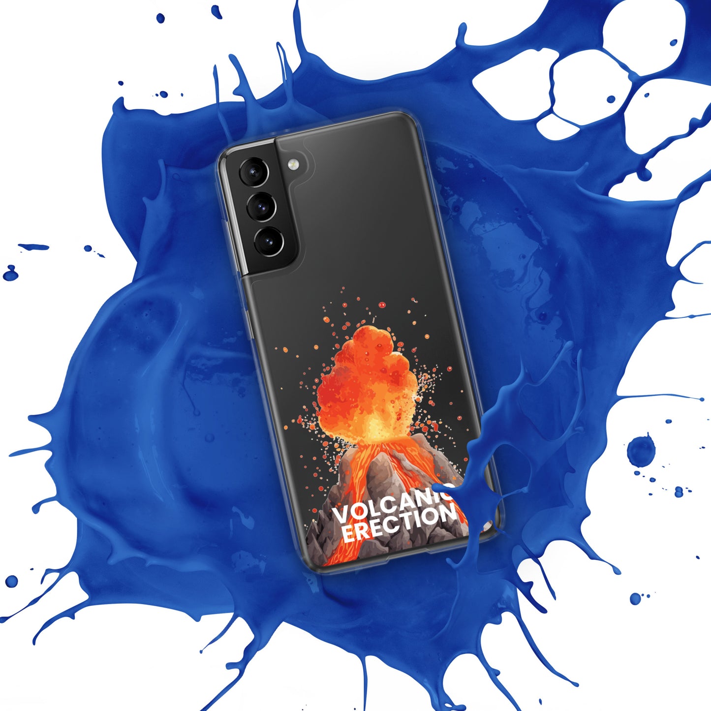 Volcanic Erection - Clear Case for Samsung®