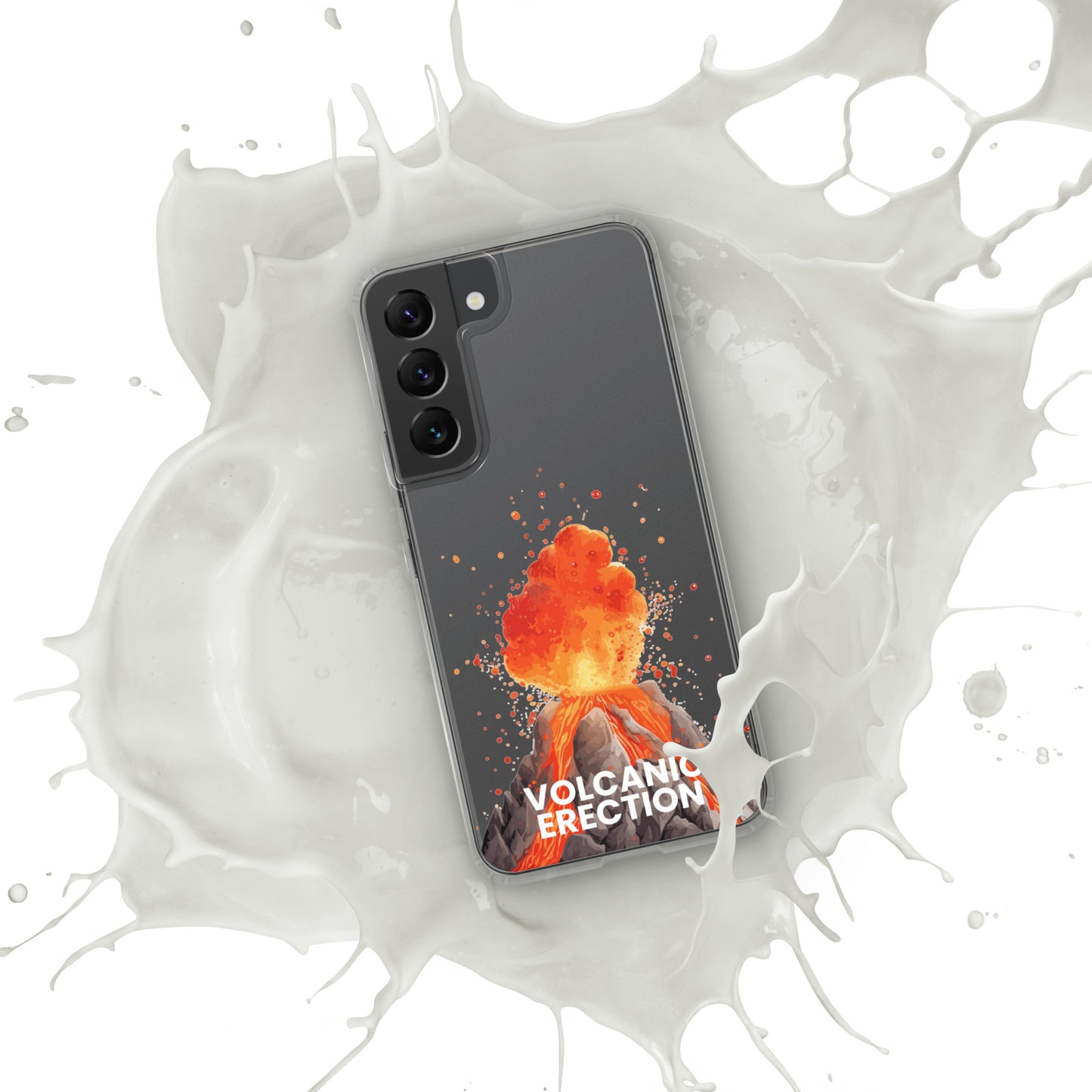 Volcanic Erection - Clear Case for Samsung®