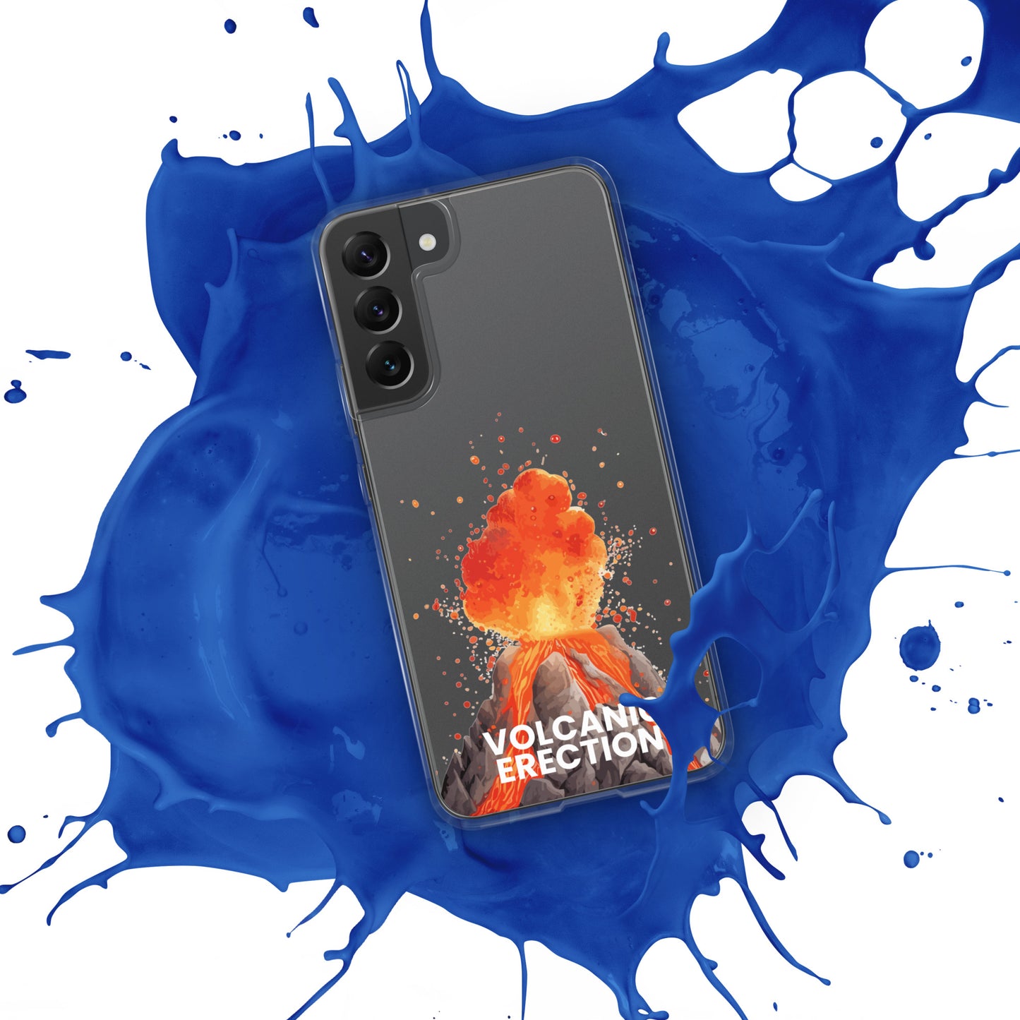 Volcanic Erection - Clear Case for Samsung®