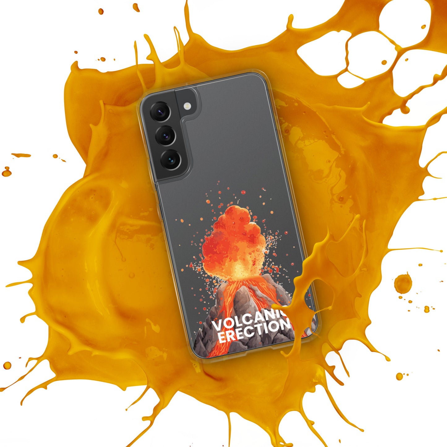 Volcanic Erection - Clear Case for Samsung®