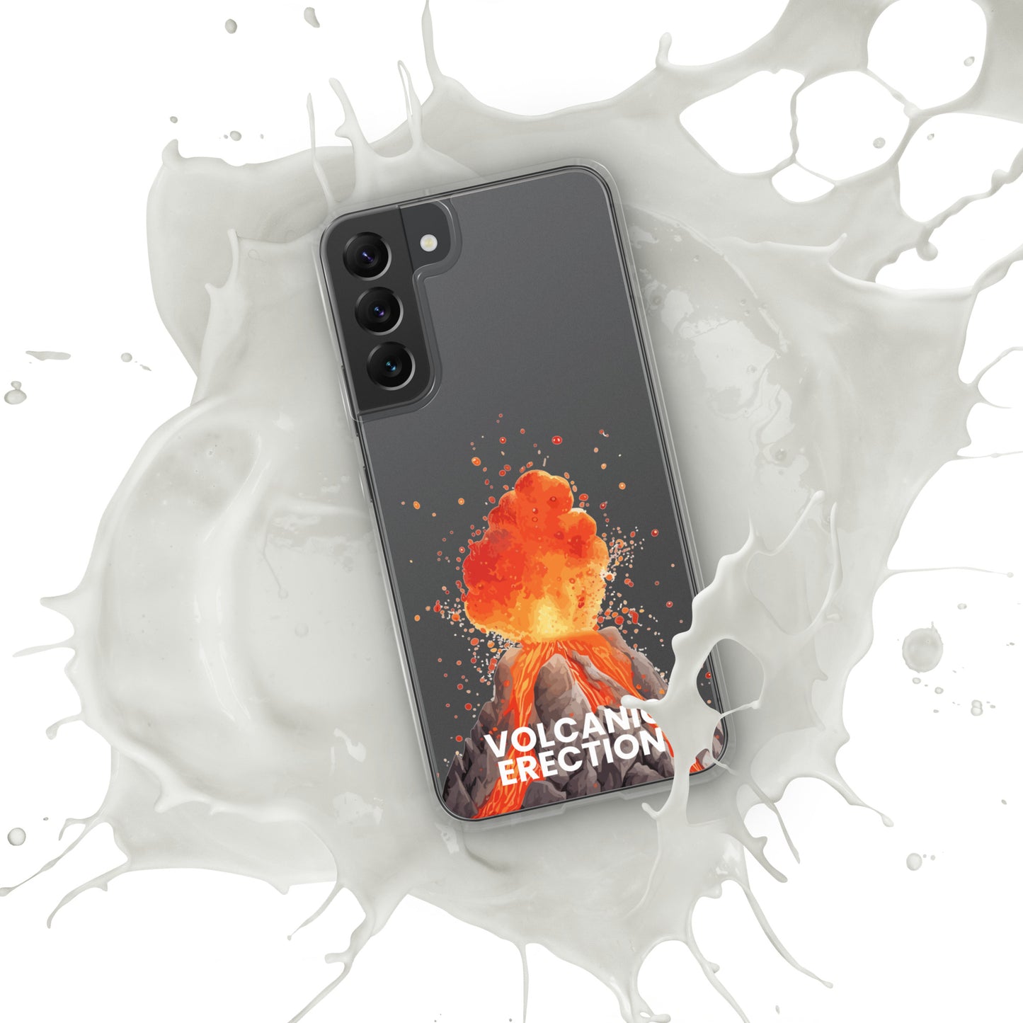 Volcanic Erection - Clear Case for Samsung®