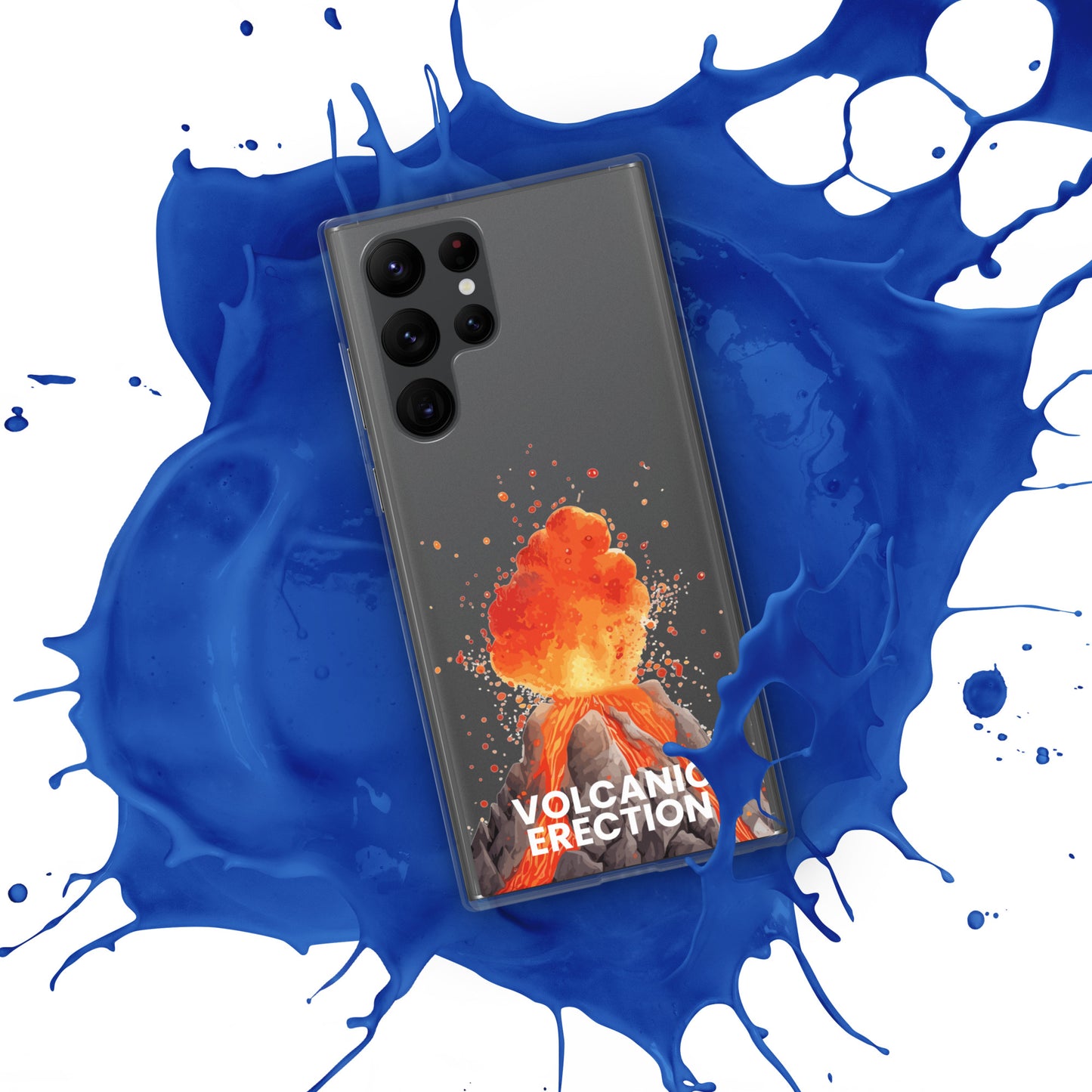 Volcanic Erection - Clear Case for Samsung®